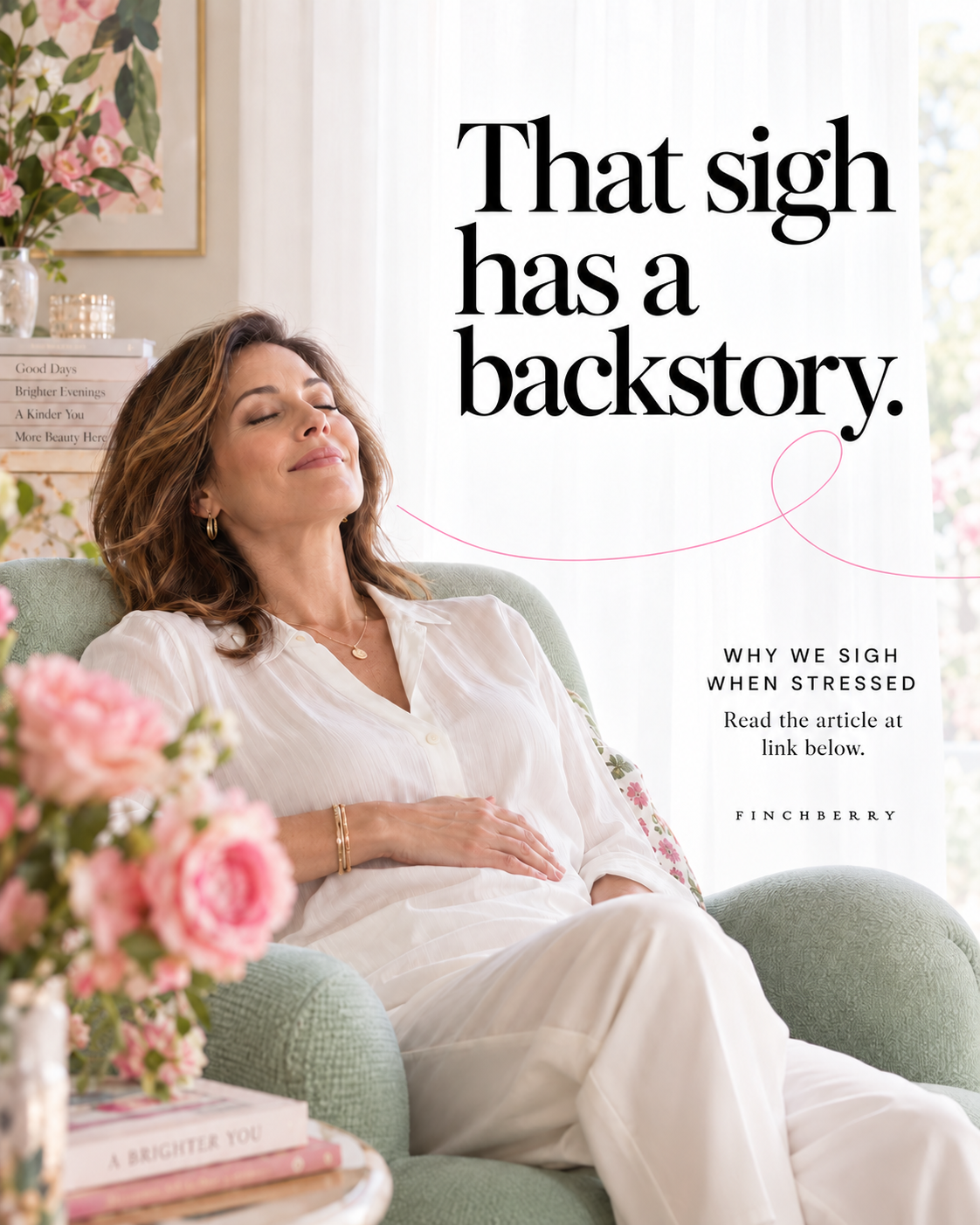 That sigh has a backstory. Why we sigh when stressed.