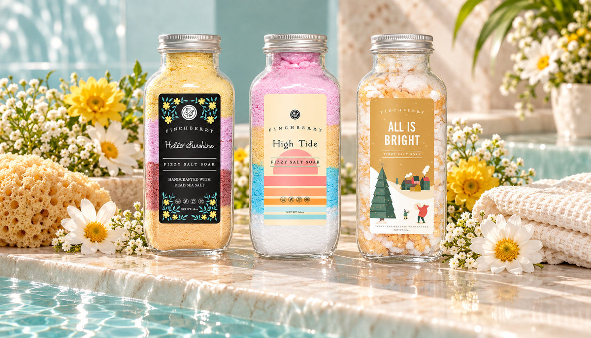 Finchberry Fizzy Salt Soaks collection products