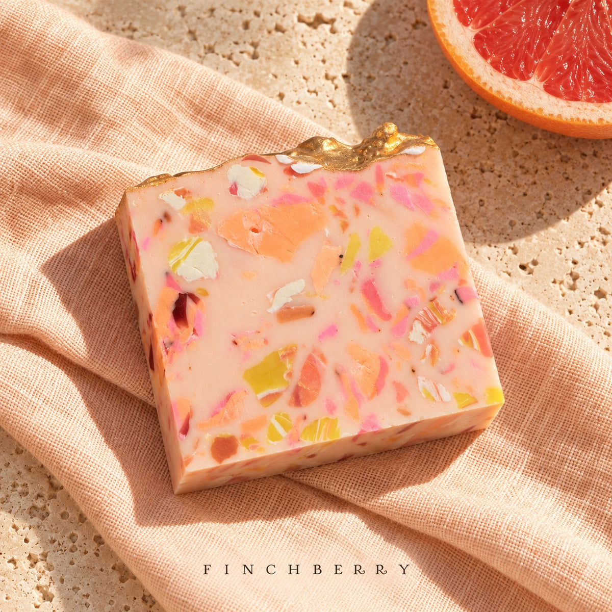 Goldie - Handcrafted Vegan Soap styled photograph