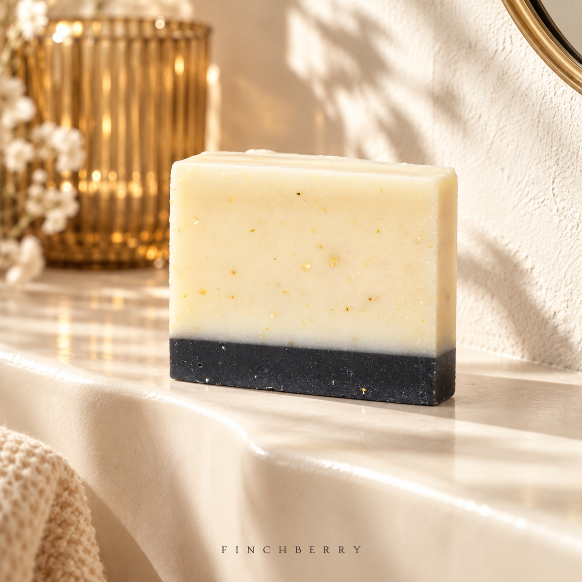 Mister Finch - The Speakeasy Bar Soap styled editorial product photograph