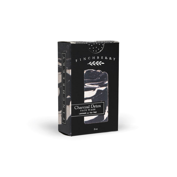 Charcoal Tea Tree Detox - Handcrafted Vegan Face Soap -2.25oz