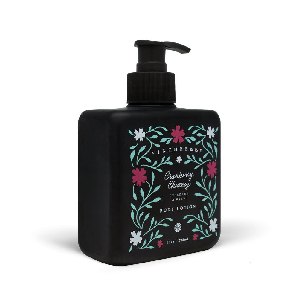 Cranberry Chutney Lotion - Side of Bottle