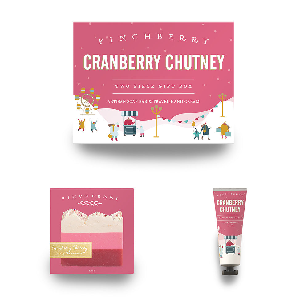 Holiday Cranberry Chutney - 2 Piece Gift Set