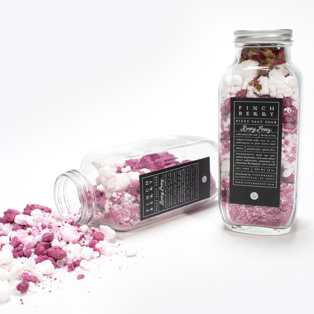 Rosey Posey Fizzy Salt Soak