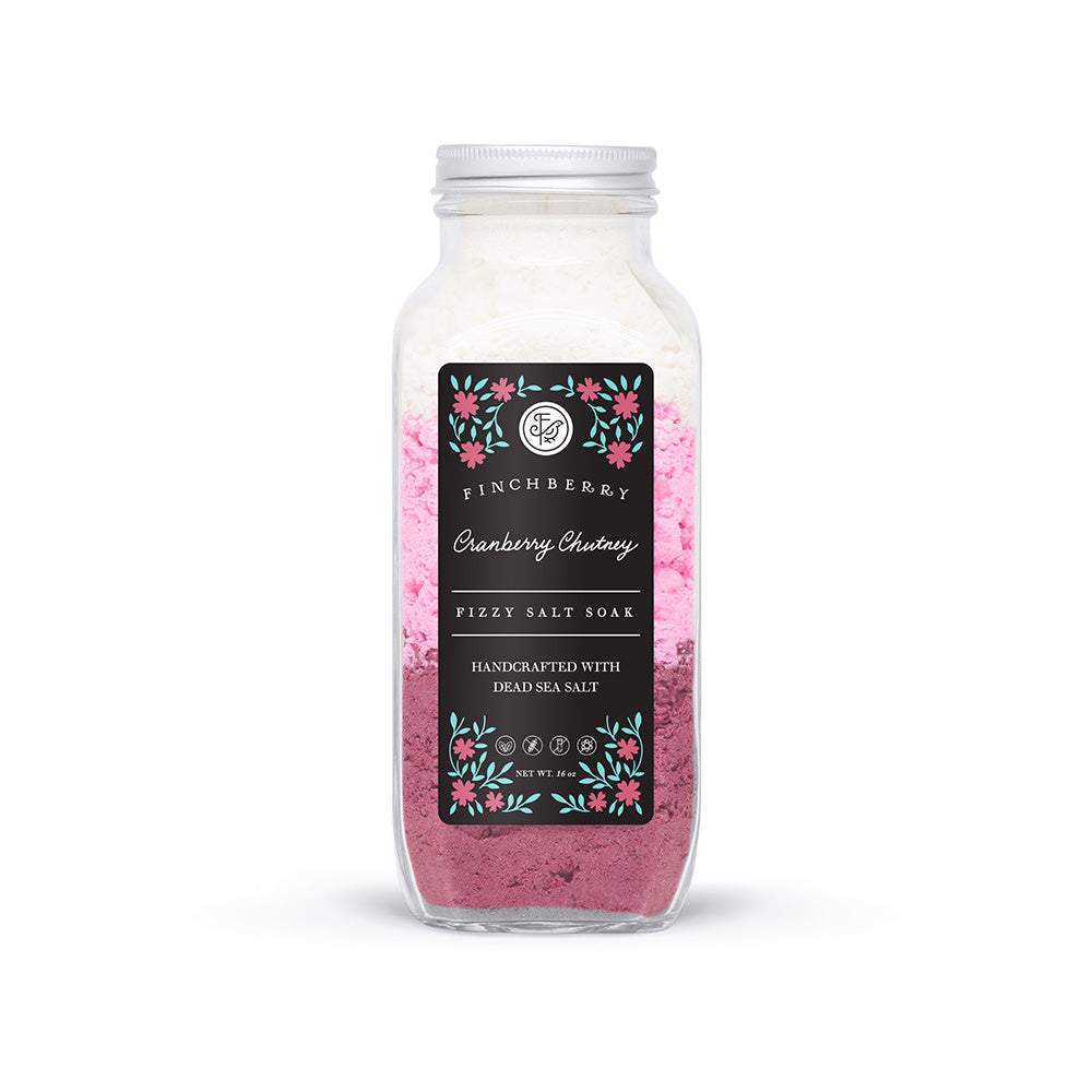 Cranberry Chutney Fizzy Salt Soak