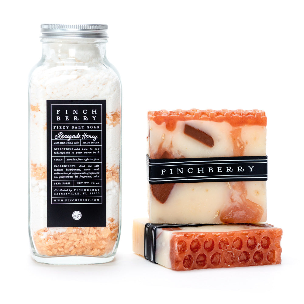 Renegade Honey Fizzy Salt Soak and Soap