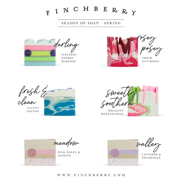 Season of Soap (6 Bar Soap Pack) - SPRING