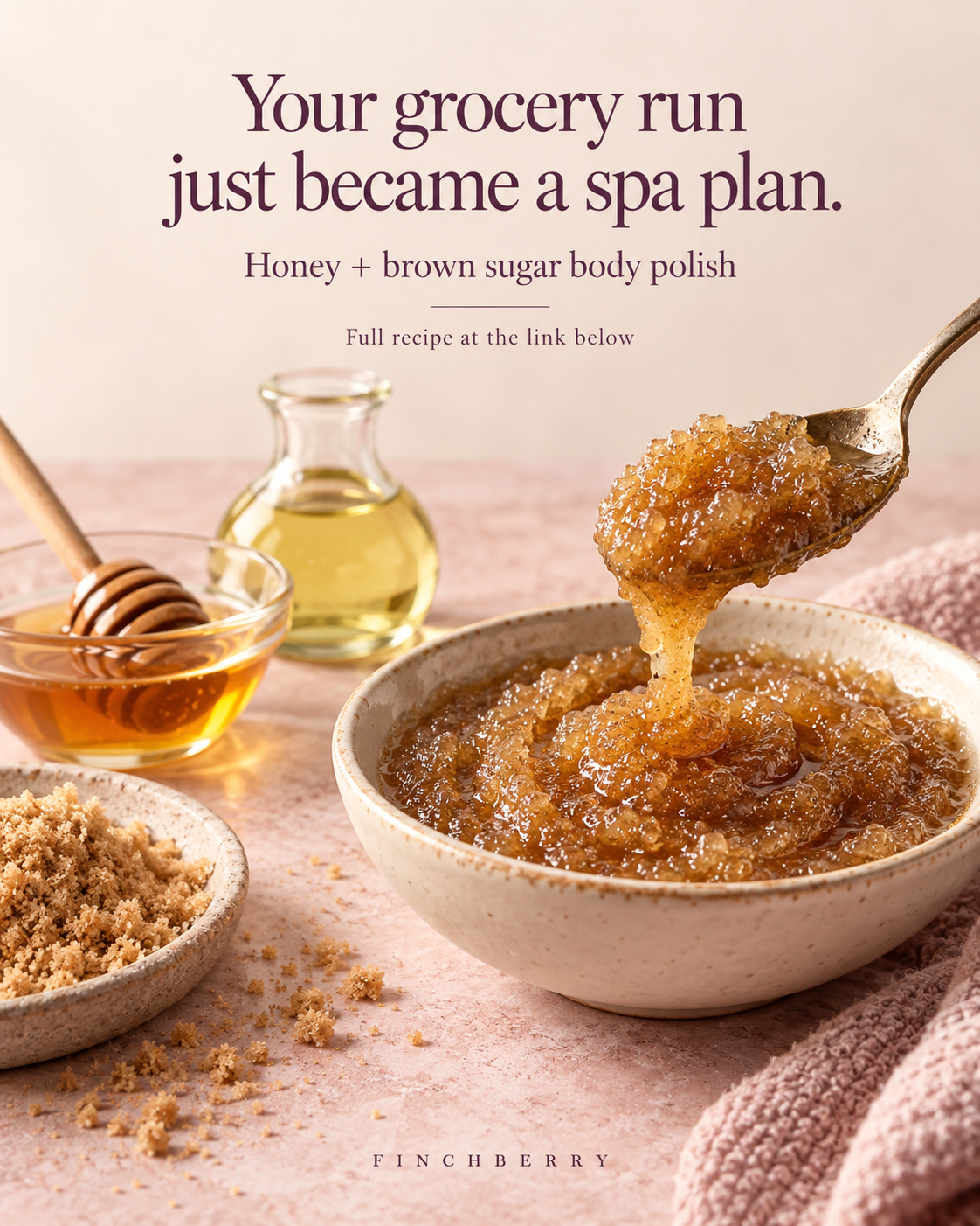 Honey and Brown Sugar Body Polish: A Little Spa Project From the Grocery Store