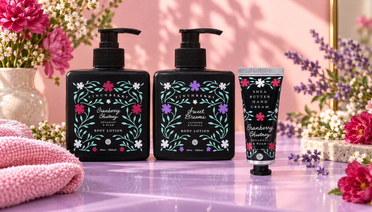 Finchberry Lotion & Hand Cream collection products