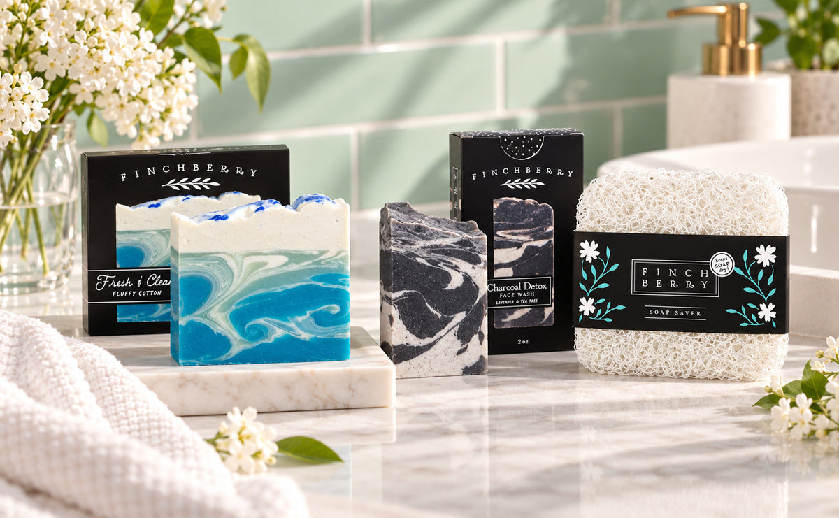 Finchberry Bath and Beauty collection products
