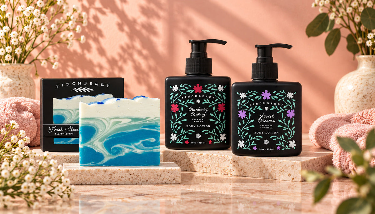 Finchberry Body Care collection products