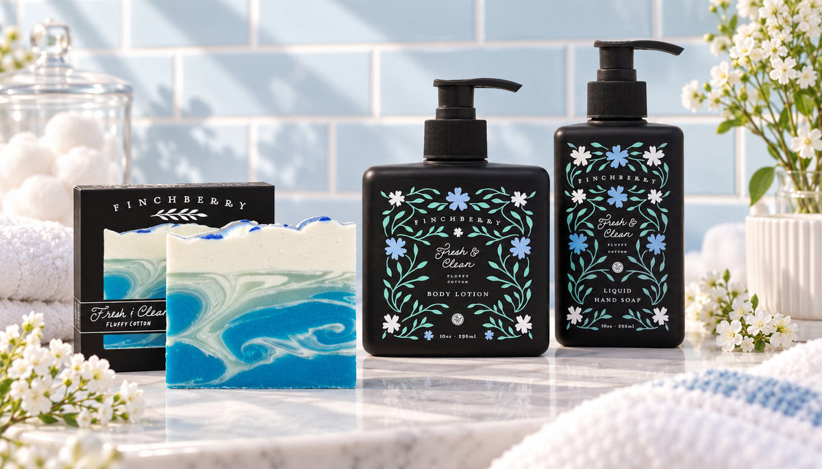 Finchberry Fresh + Clean collection products