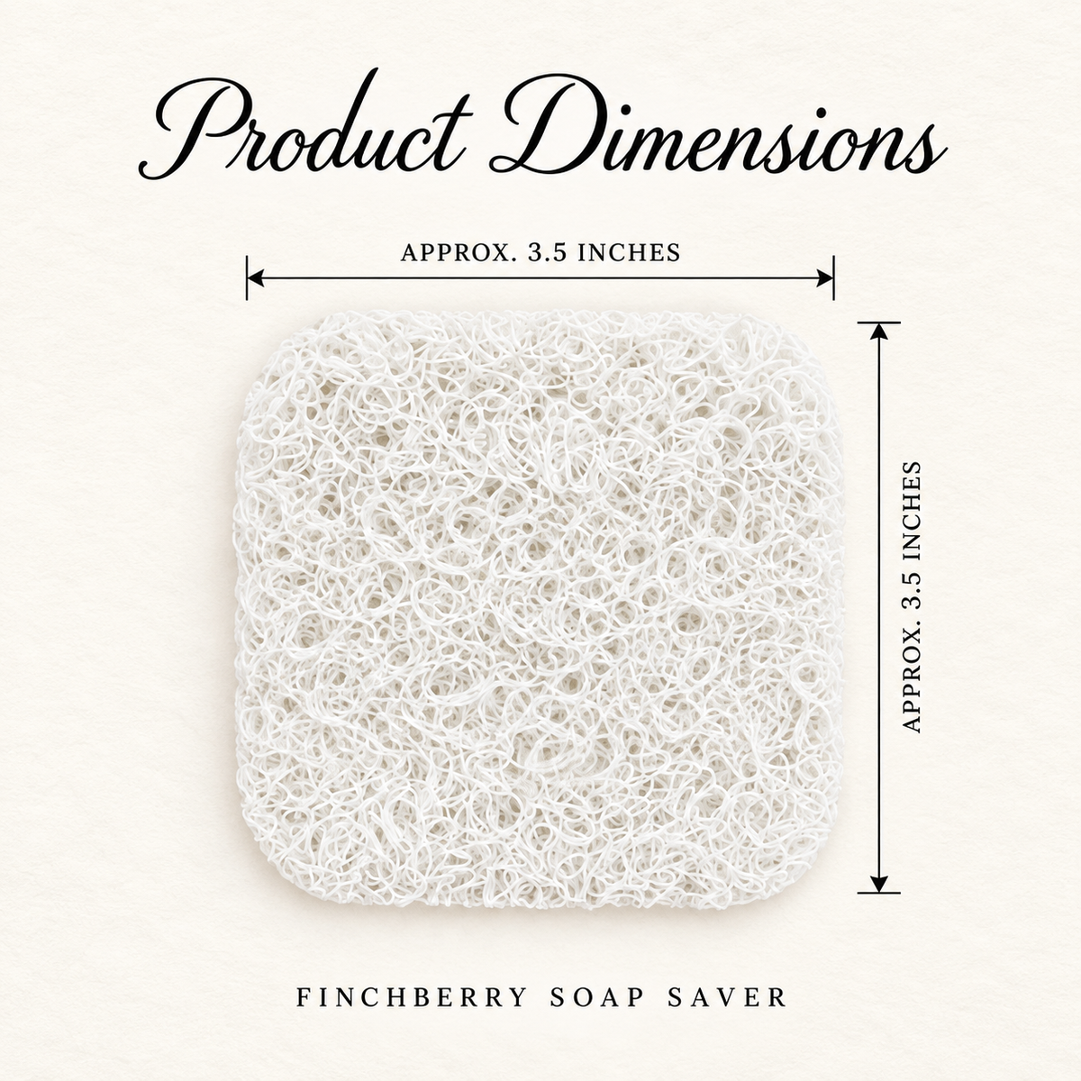 FinchBerry Soap Saver approved product dimensions