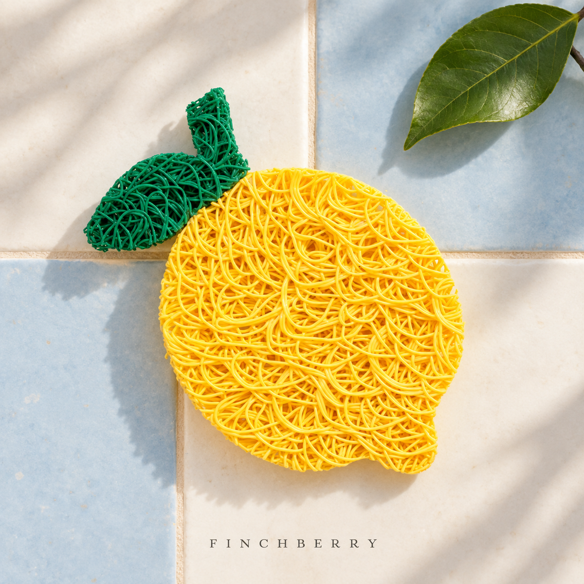 Lemon Soap Saver styled editorial product photograph