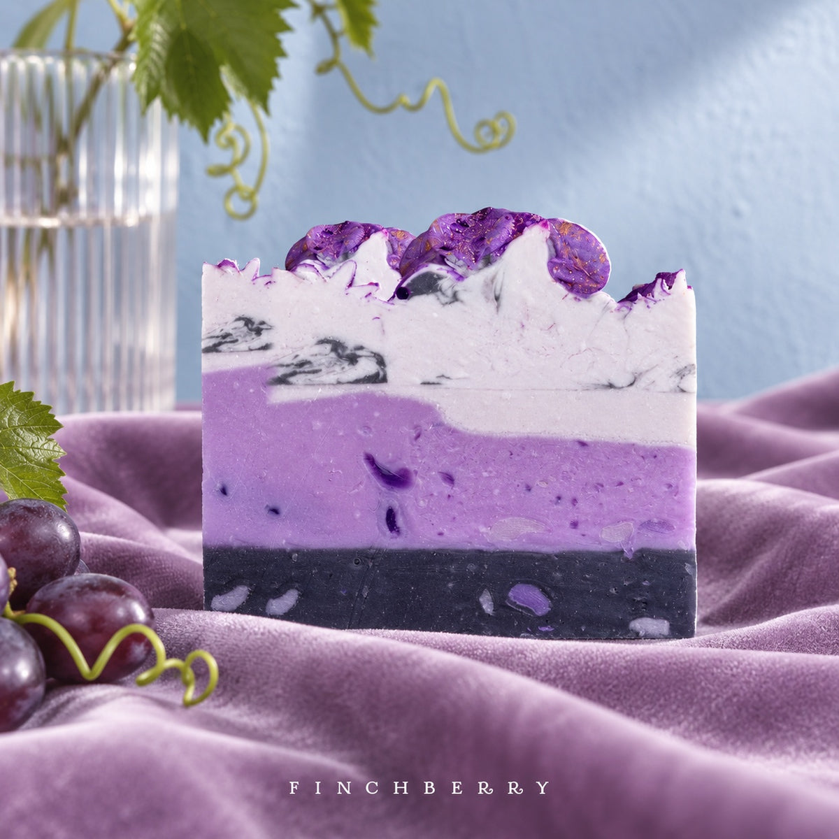 Grapes of Bath - Handcrafted Vegan Soap styled photograph