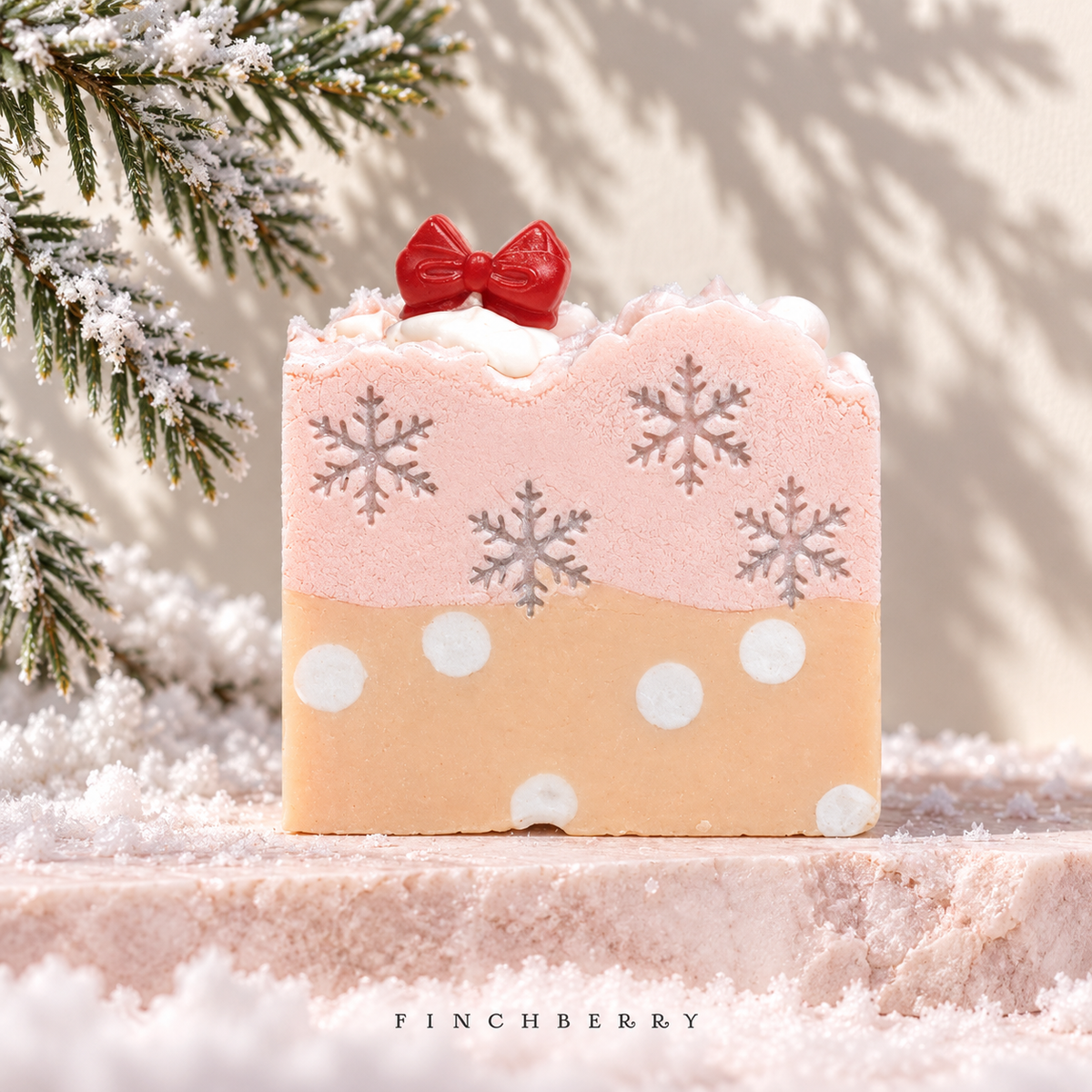 Holiday Deerest - Handcrafted Soap styled editorial product photograph