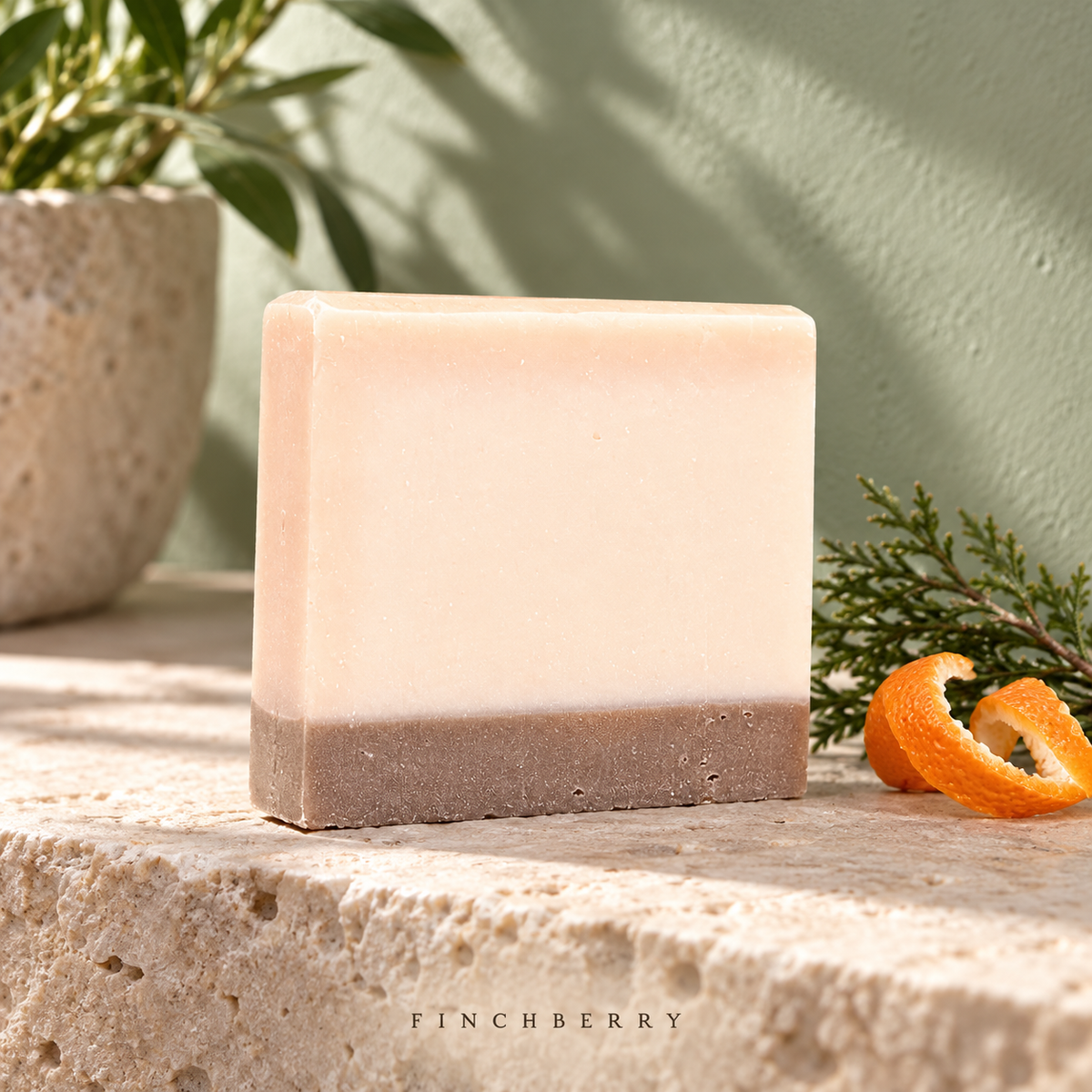 Mister Finch - The Conservatory Bar Soap styled editorial product photograph