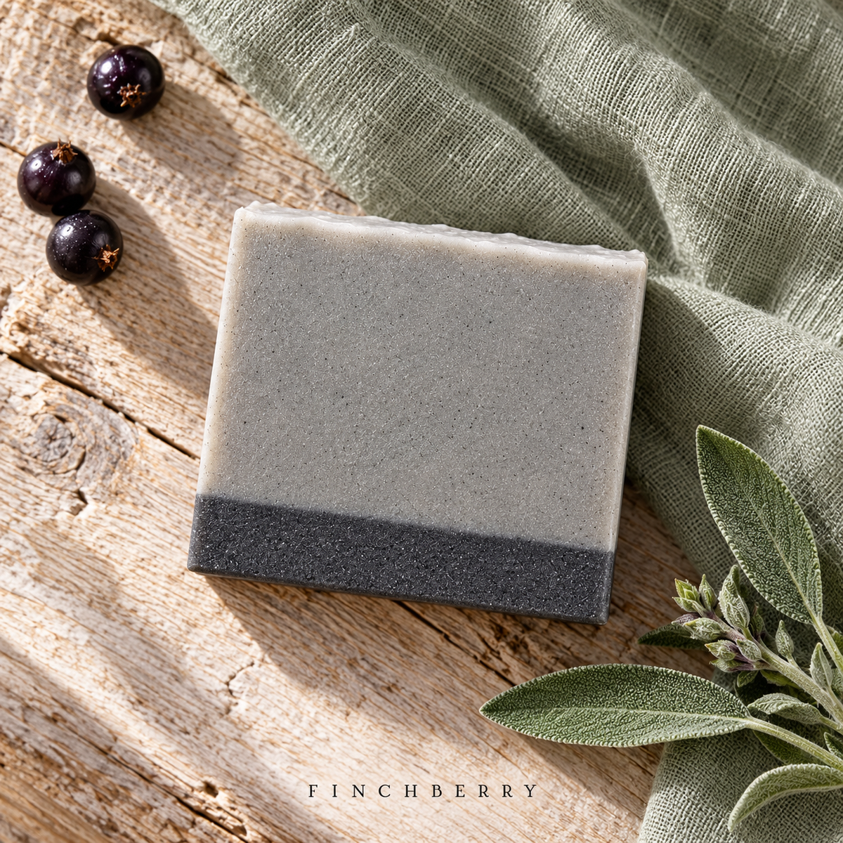Mister Finch - The Highlands Bar Soap styled editorial product photograph