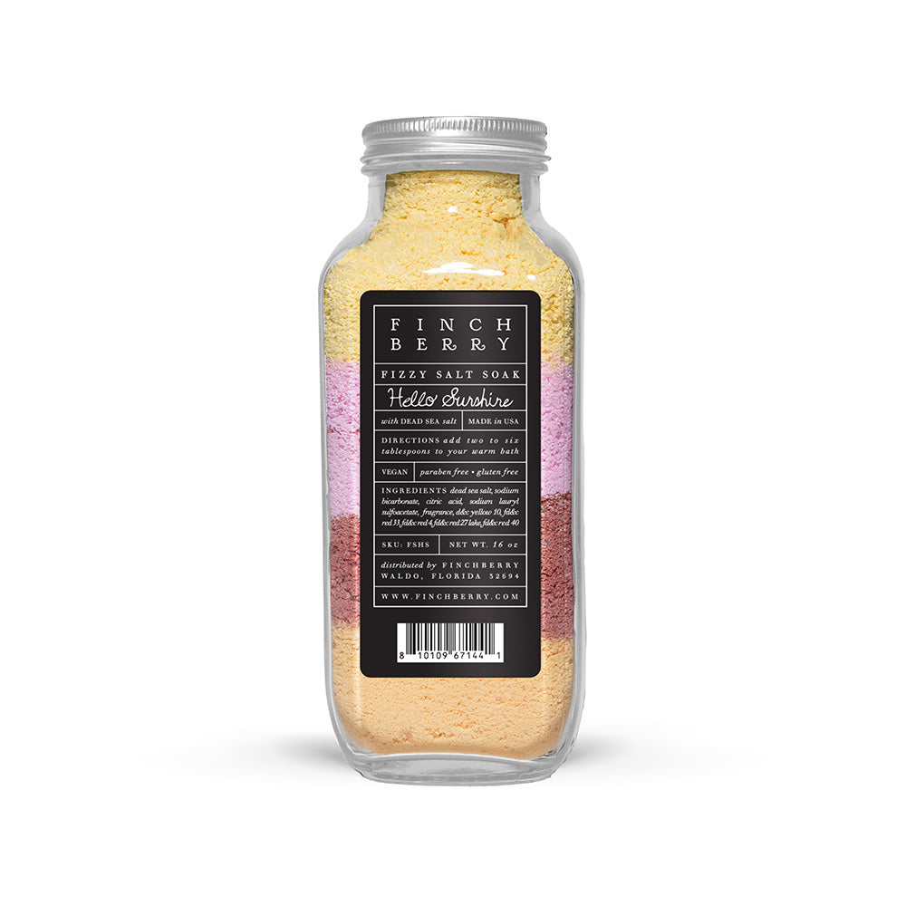 Hello Sunshine Fizzy Salt Soak