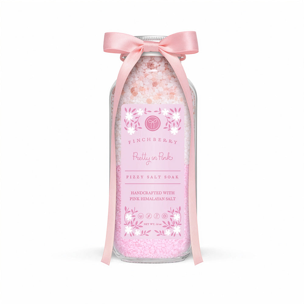 Pretty in Pink Fizzy Salt Soak