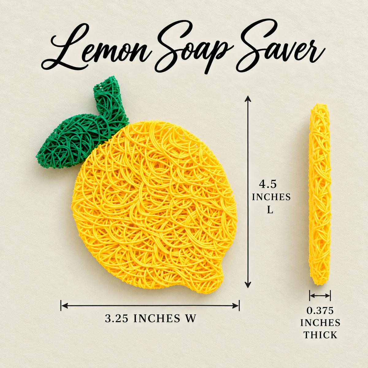 Lemon Soap Saver - Product Dimensions