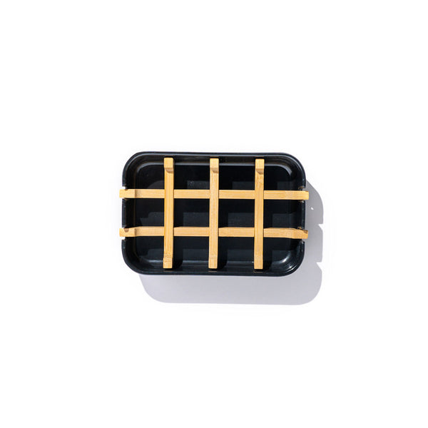 Black & Bamboo Soap Dish