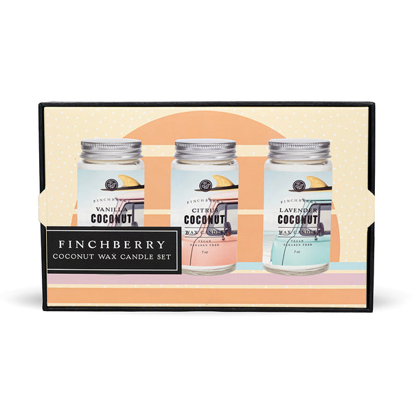 Coconut Wax Candle Gift Set