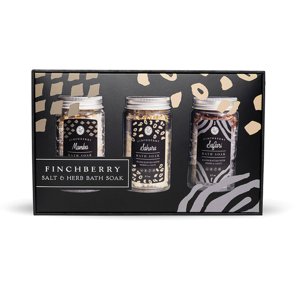 Salt & Herb Bath Soak Sampler Set - Wild Colletion