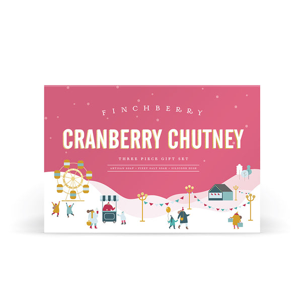 Holiday Cranberry Chutney - 3 Piece Gift Set
