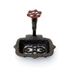Iron faucet soap dish