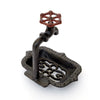 Iron faucet soap dish