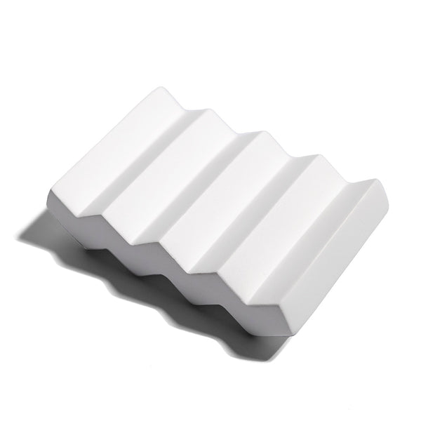 Modern Cement Soap Dish - White