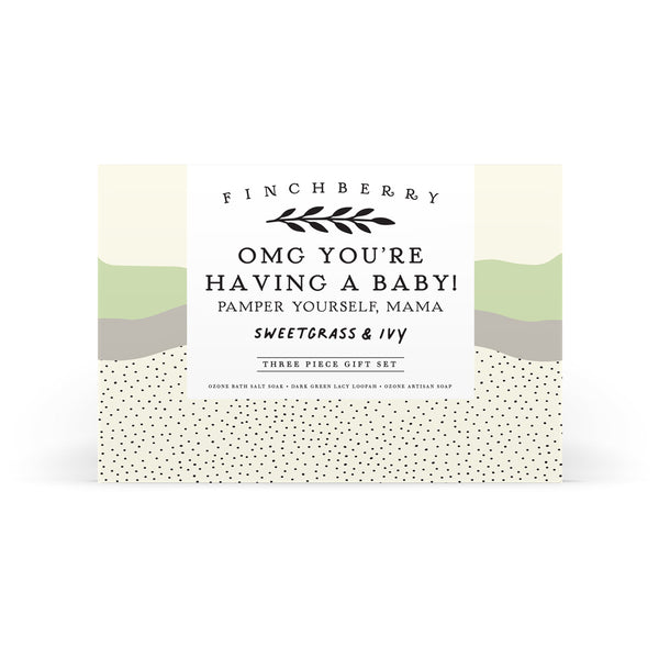 3 Piece Gift Set - OMG You're Having A Baby! - Baby Shower Gift
