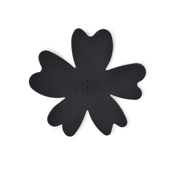 Silicone Flower Soap Dish - Black