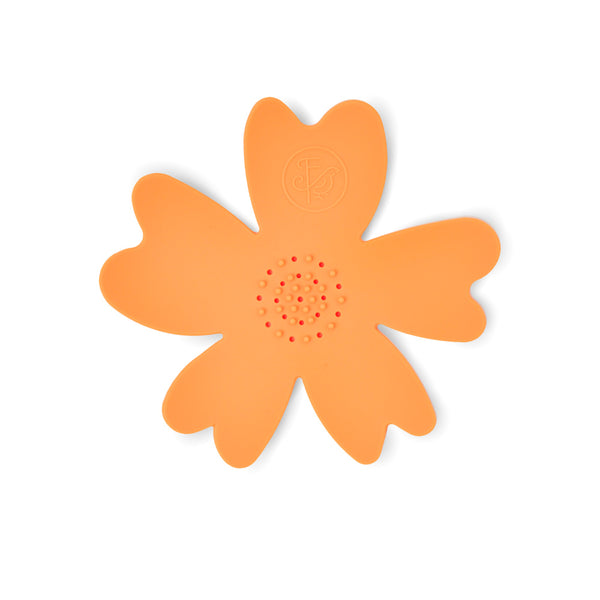 Silicone Flower Soap Dish - Orange