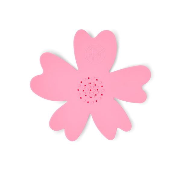 Silicone Flower Soap Dish - Light Pink