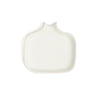 White Drip Ceramic Dish